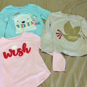 Bundle of 3 crazy 8 long sleeve shirts